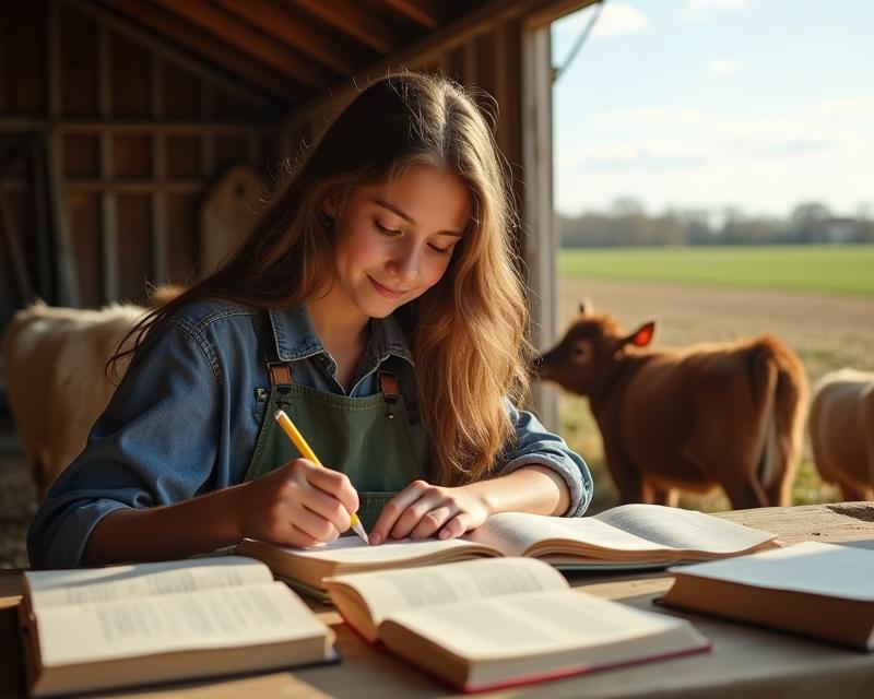 Farm Life: Juggling School & Farm