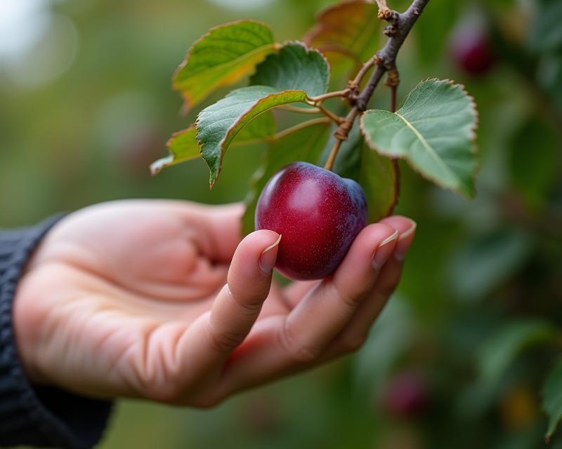 Plum Picking: Knowing When to Harvest